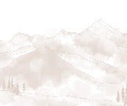 Papel pintado panorámico Aravis beige