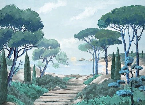 Papel pintado Paseo por los arroyos