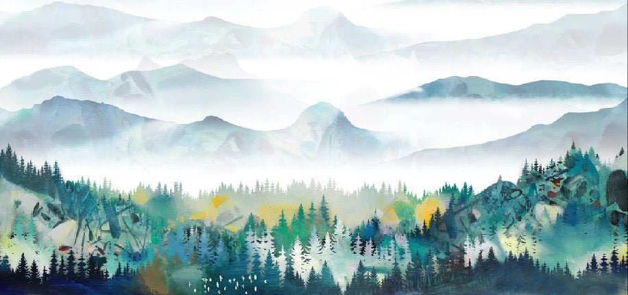 Papel pintado Mountain & Scandinave