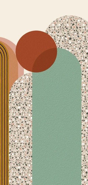 Papel pintado tendencia gráfica Art pop deco