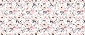 Papel pintado de flores Tendre Aquarelle