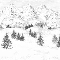 Papel pintado de la montaña de Chamonix