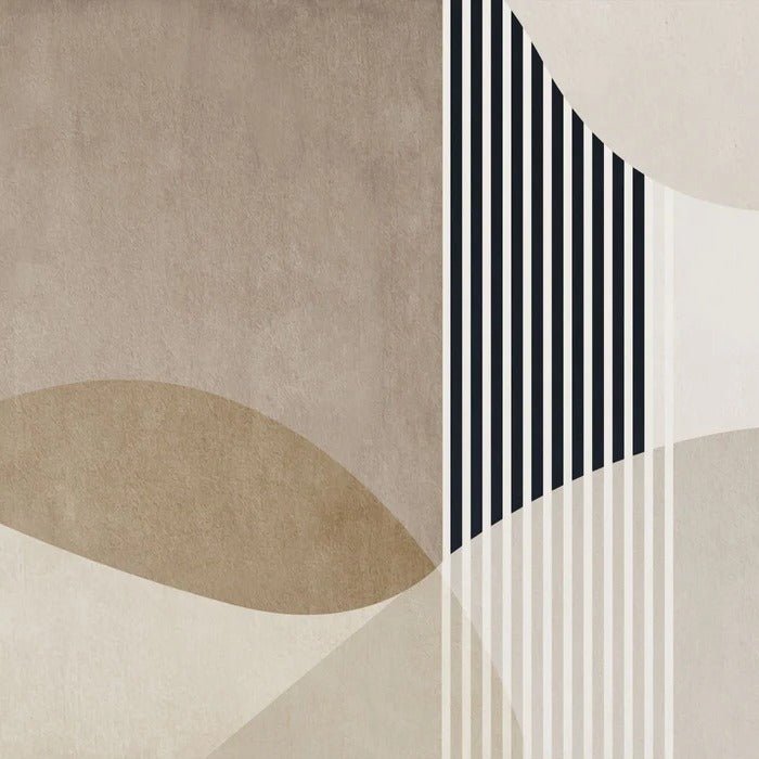 Papel pintado con formas creativas
