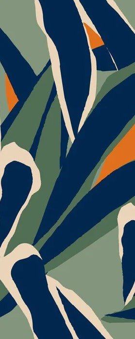 Papel pintado Dibujo panorámico de una planta