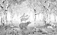 Fondo de Rey del bosque
