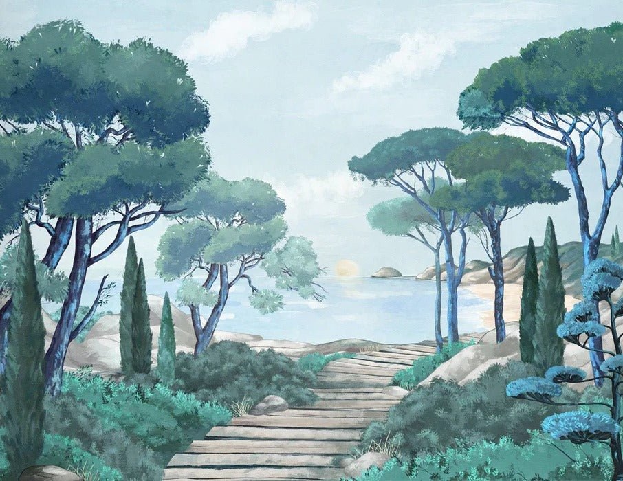 Papel pintado Paseo por los arroyos