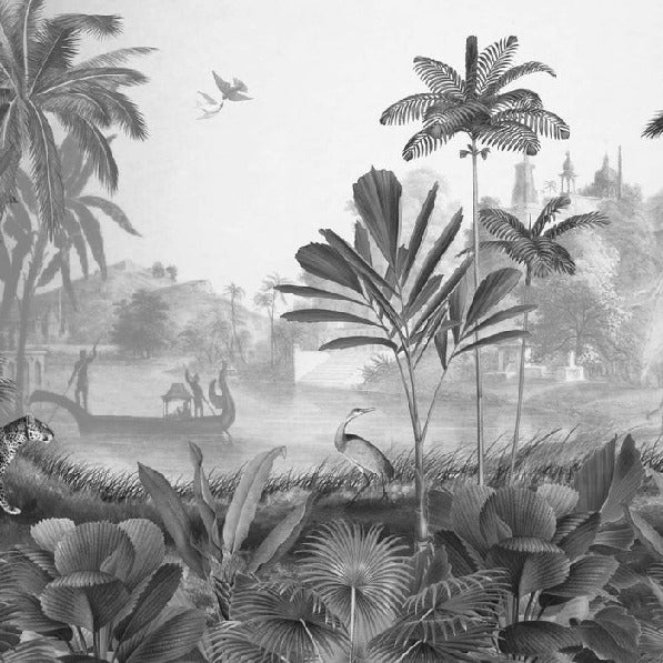 Papier peint panoramique ombres sauvages, XXL, tendance