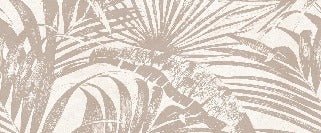 Papel pintado Hoja de selva monocromo