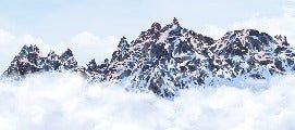 Papel pintado Mont Blanc toile des Cimes