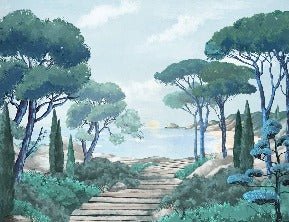 Papel pintado Paseo por las calanques
