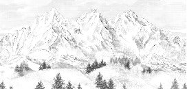 Papel pintado de la montaña de Chamonix