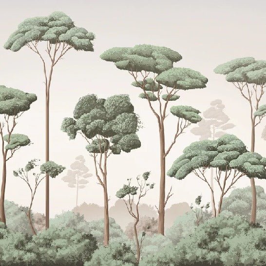 Papier peint brise légère pinède, XXL, tendance