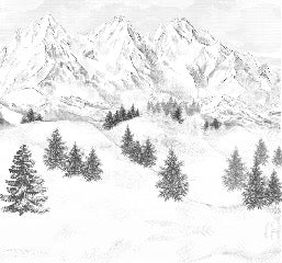 Papel pintado de la montaña de Chamonix