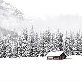 Papel pintado Chalet panorámico de montaña