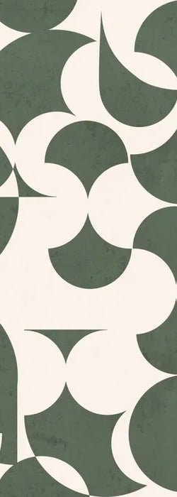 Papel pintado gráfico retro para restaurantes
