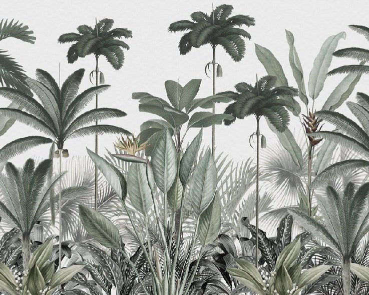Papel pintado Árbol de la selva panorámico