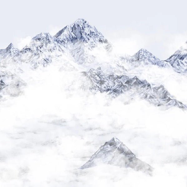 Papel pintado azul del Everest