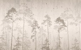 Papel pintado Bosque otoñal