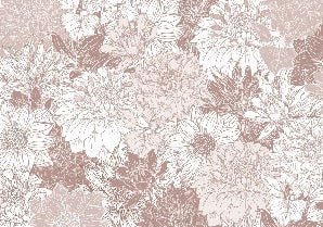Papel pintado Flor de dalia