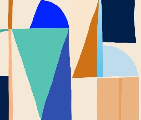 Papel pintado de estilo vibrante de Memphis