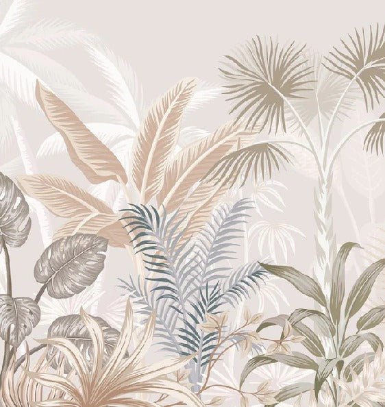 Papel pintado Panorámica de la jungla de terracota