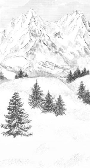 Papel pintado de la montaña de Chamonix
