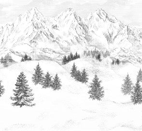 Papel pintado de la montaña de Chamonix
