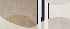 Papel pintado con formas creativas