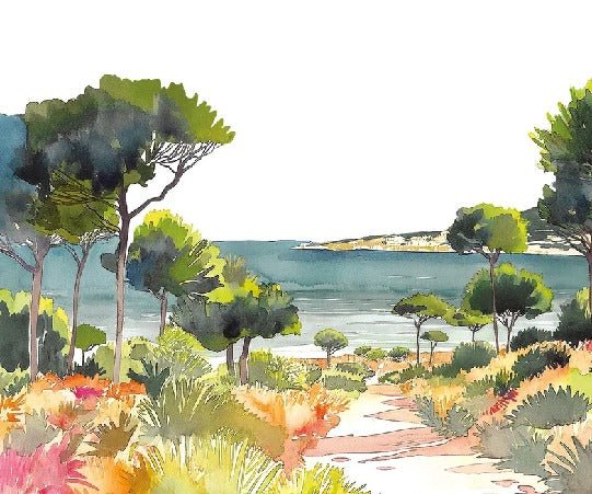 Papel pintado panorámico de verano