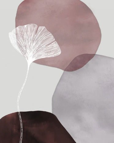 Papier peint panoramique abstrait pourpre, XXL, tendance