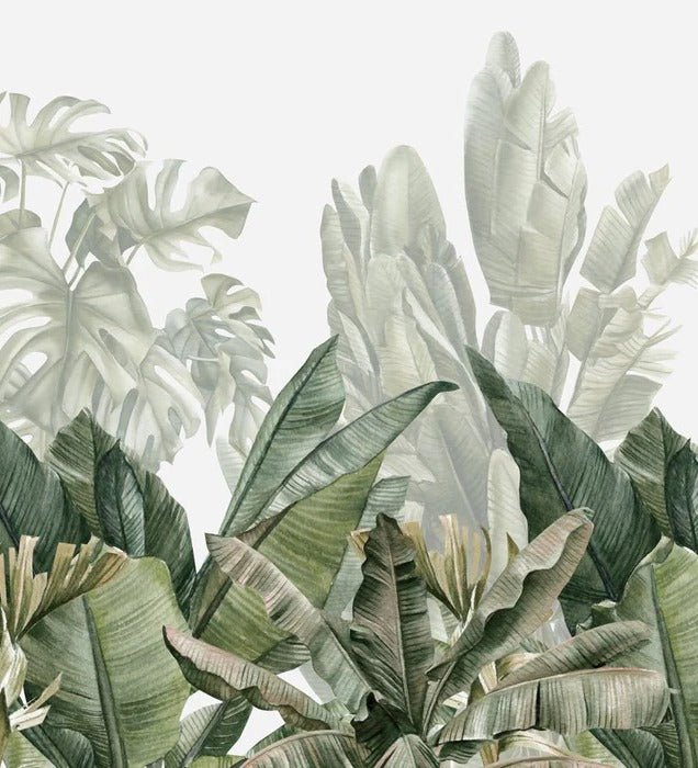 Papel pintado panorámico Plátano verde
