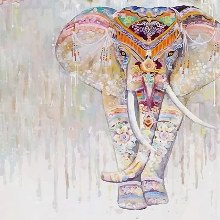 Papel pintado de Elefante indio boho