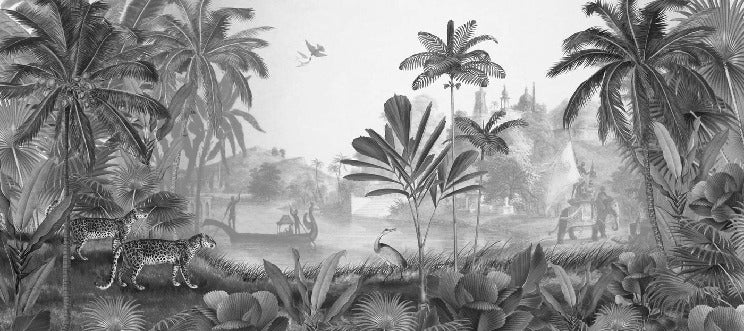 Papel pintado panorámico Sombras salvajes
