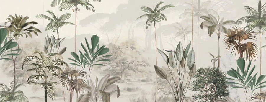 Papel pintado Selva panorámica Green Eden