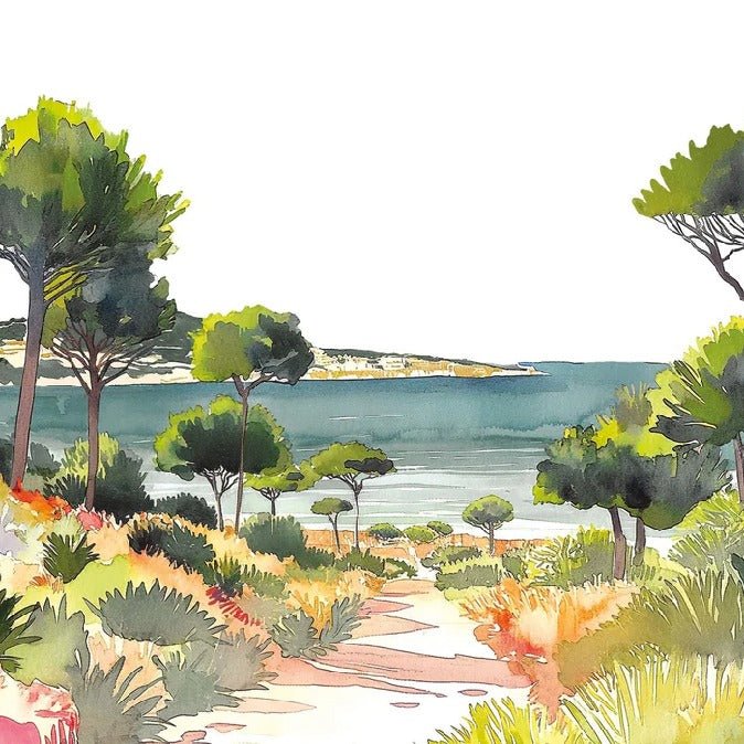 Papel pintado panorámico de verano