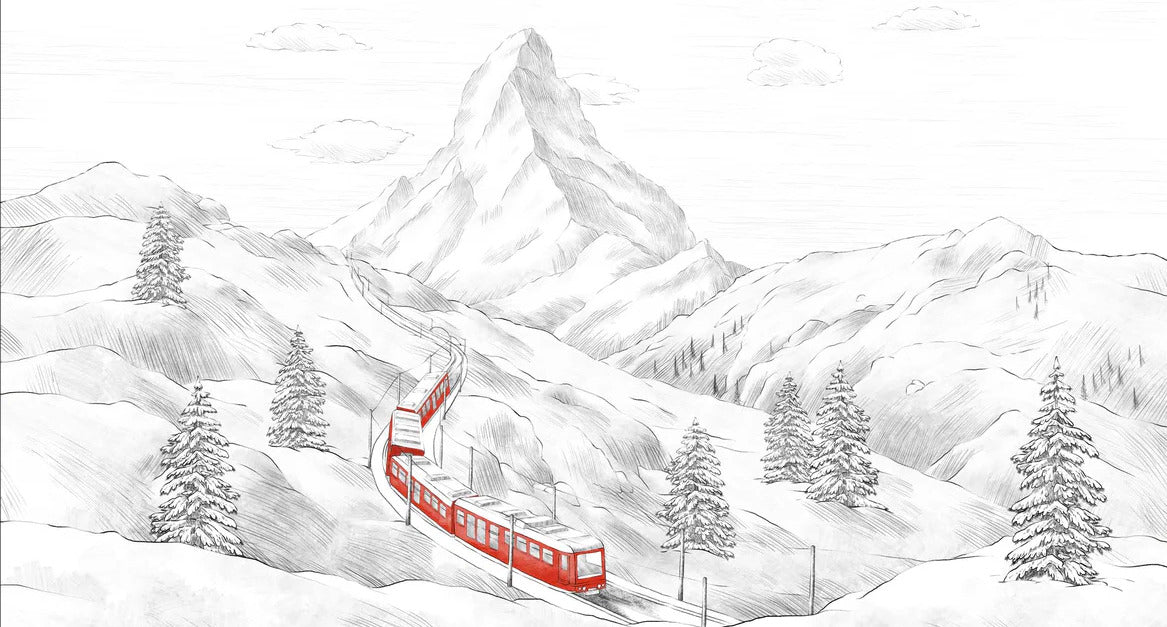 Papel pintado Matterhorn panorámico