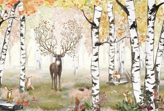 Papel pintado Bosque mágico infantil