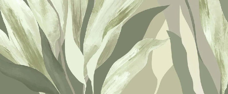 Papel pintado de tela verde