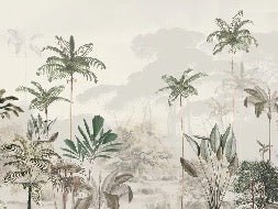 Papier peint panoramique jungle eden vert, XXL, tendance