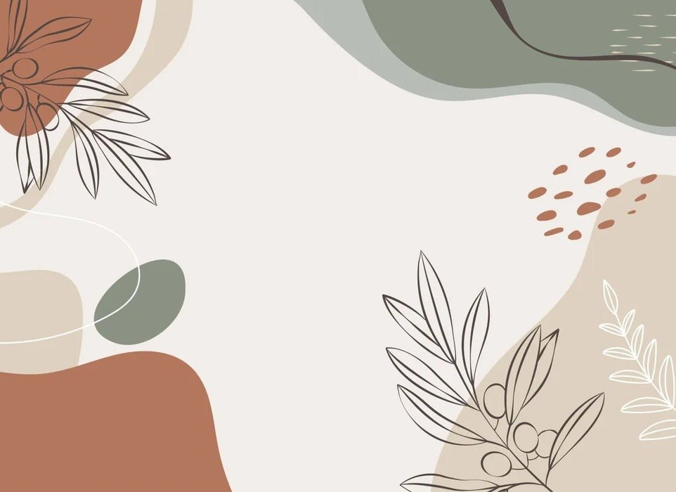 Papel pintado panorámico follaje olivaissance