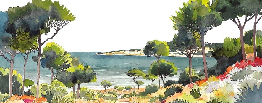 Papel pintado panorámico aire veraniego