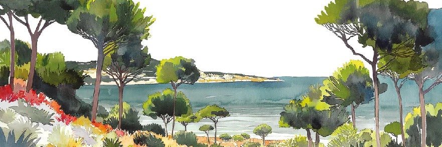 Papel pintado panorámico de verano