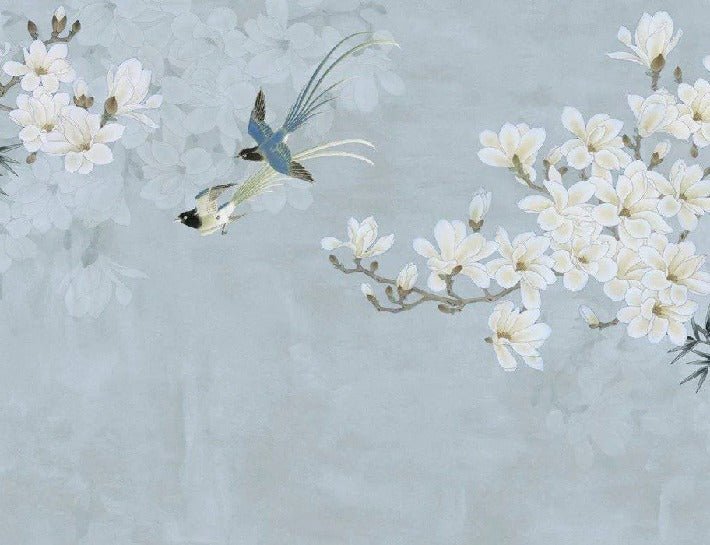 Papel pintado Floral Bird
