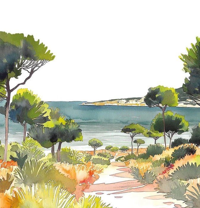 Papel pintado panorámico de verano