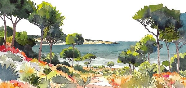 Papel pintado panorámico de verano