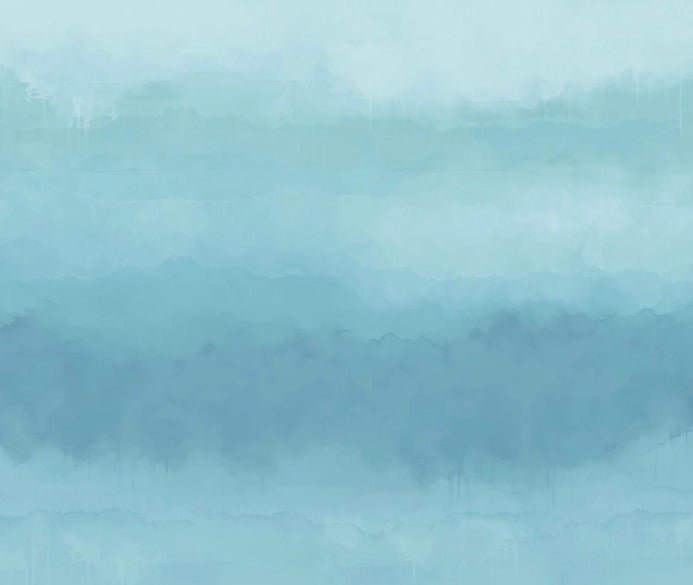 Papier peint panoramique dégradé bleu, XXL, tendance