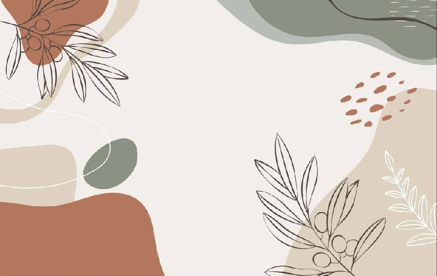 Papel pintado panorámico follaje olivaissance