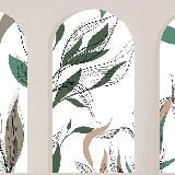 Papel pintado flora arquitectónica