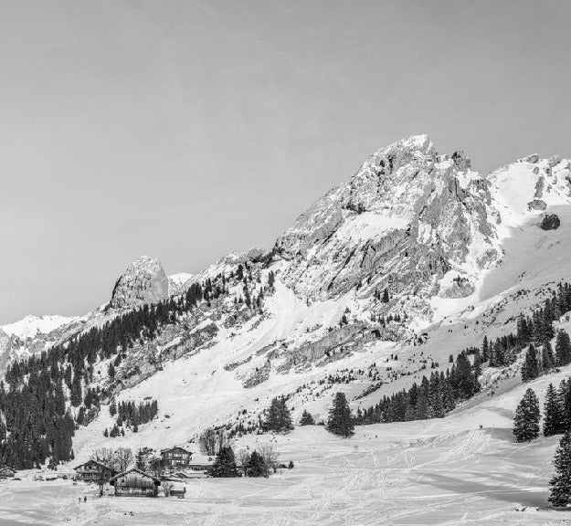 Papel pintado Chalet alpino panorámico