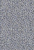 Papel pintado con estampado de leopardo azul